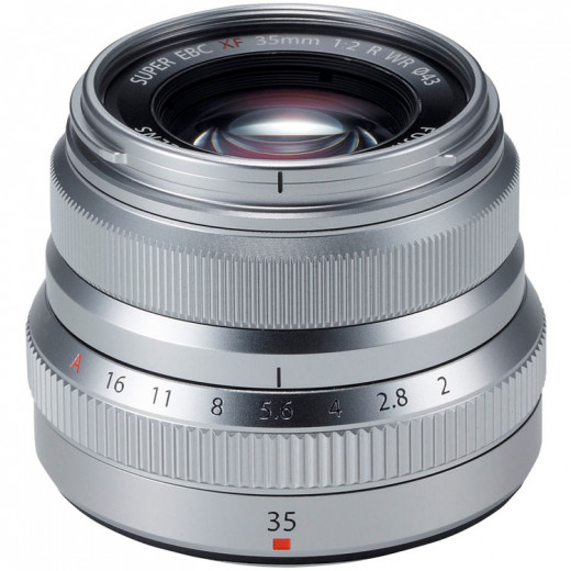 Объектив Fujinon XF 35mm f/2 R WR серебристый —