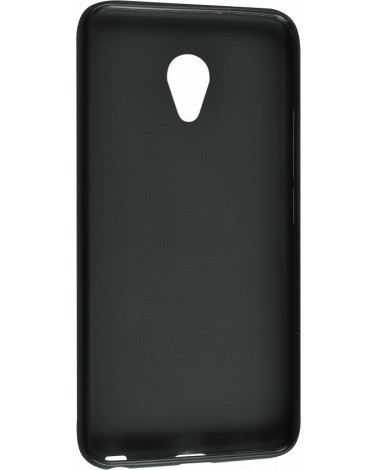 Накладка силиконовая черная матовая для Meizu M5s