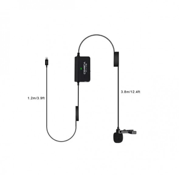 Петличный микрофон CoMica CVM-SIG.LAV V05 MI предусилитель с LIGHTING для Apple