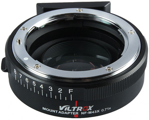 Переходное кольцо Viltrox NF-M43X для Nikon G&amp;amp;D to M4/3 