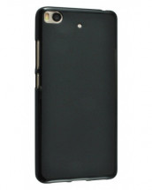 Накладка силиконовая черная матовая для Xiaomi Mi 5s в Москве