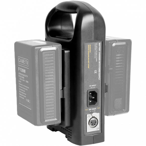 Станция питания CAME-TV BZ-2C Dual V-Mount Battery Charger and Power Supply High DC Out
