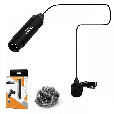 Петличный микрофон CoMica CVM-V02O/V02C 4.5M XLR Lavalier Microphone