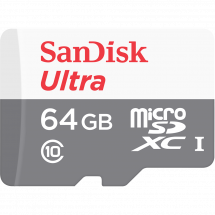 Карта памяти SanDisk Ultra micro SDHC 64GB Class 10 UHS-I 48MB/s 320x в Москве