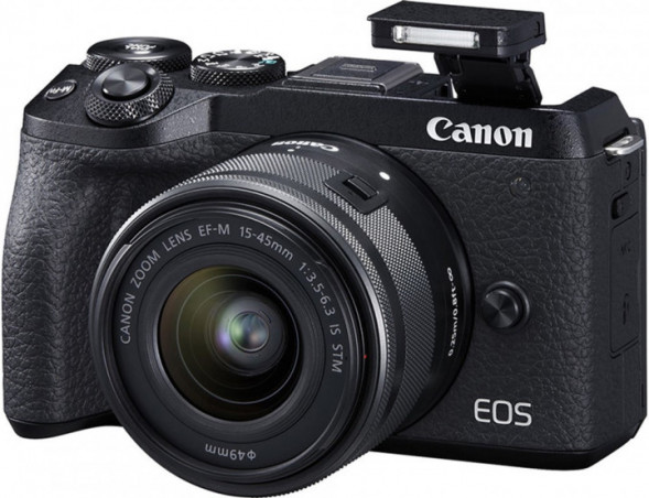 Фотоаппарат беззеркальный Canon EOS M6 Mark II Kit EF-M 15-45mm F/3.5-6.3 IS STM
