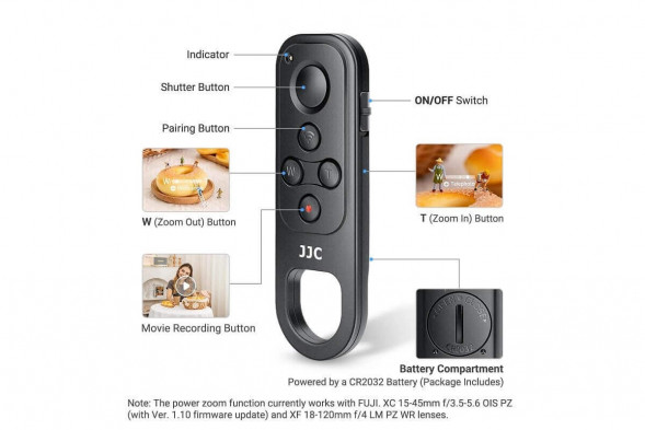 Рукоятка-штатив с беспроводным пультом JJC TP-F1
