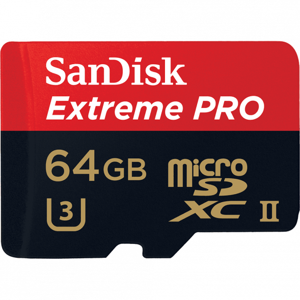 Карта памяти SanDisk Extreme Pro micro SDXC 64GB UHS-II 275MB/s 1833x+USB 3.0 Reader