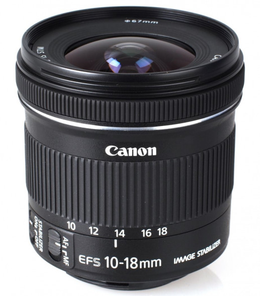 Объектив Canon EF-S 10-18mm f/4.5-5.6 IS STM