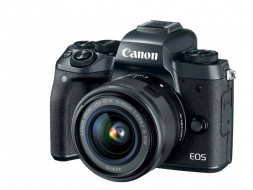Фотоаппарат беззеркальный Canon EOS M5 Kit 15-45 mm IS STM Black в Москве