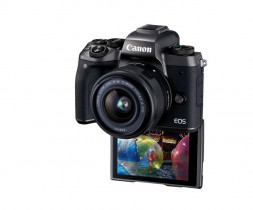 Фотоаппарат беззеркальный Canon EOS M5 Kit 15-45 mm IS STM Black в Москве