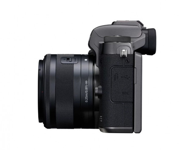 Фотоаппарат беззеркальный Canon EOS M5 Kit 15-45 mm IS STM Black