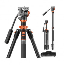 Штатив K&F Concept K234A7 с видеоголовой FH-03 в Москве