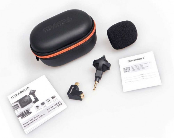 Микрофон CoMica CVM-VG05 для экшн-камер и смартфонов