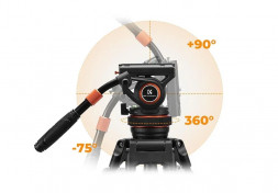 Штатив K&amp;amp;F Concept VA3 с видеоголовой BV60 в Москве