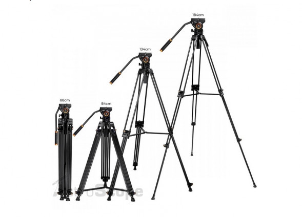 Штатив K&amp;amp;F Concept VA3 с видеоголовой BV60