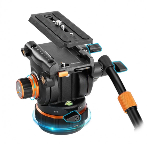 Штатив K&amp;amp;F Concept VA3 с видеоголовой BV60