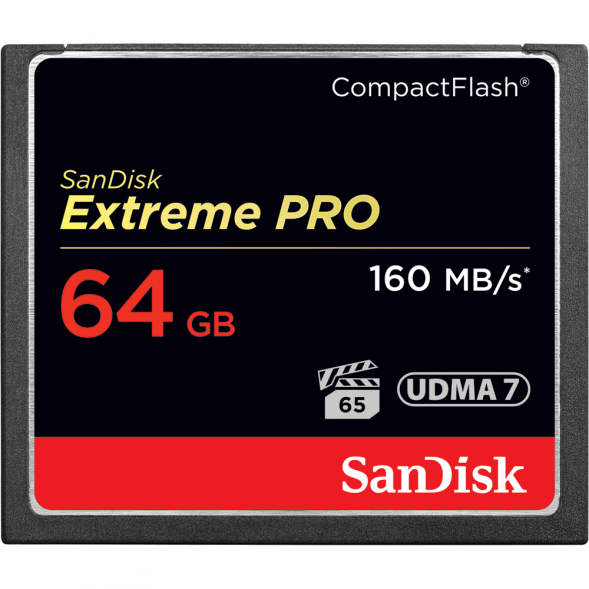 Карта памяти SanDisk Extreme Pro CompactFlash 160MB/s 64GB