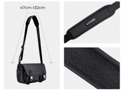Сумка для фотокамер K&F Concept KF13.142 Sling Bag 10L Urban Wander черная в Москве