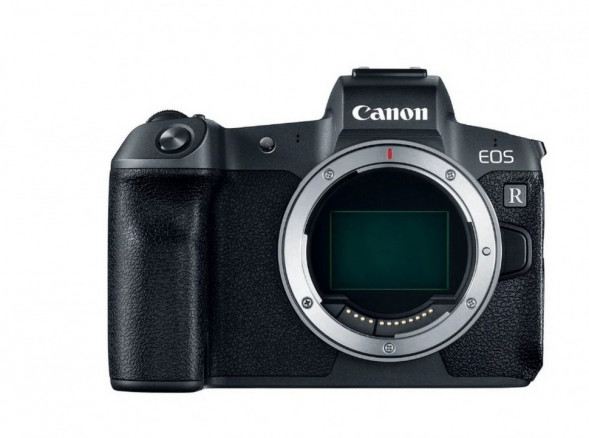 Фотоаппарат беззеркальный Canon EOS R Body адаптер EF‑EOS R, черный