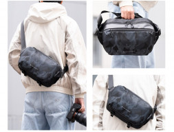 Сумка для фотокамер K&F Concept KF13.157 V4 Alpha Sling 10L черная в Москве