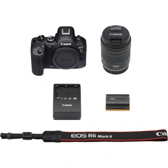 Фотоаппарат беззеркальный Canon EOS R6 Mark II Kit RF 24-105 f/4-7.1 IS STM