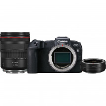 Фотоаппарат беззеркальный Canon EOS R Kit RF 24-105mm F4L IS USM + Adapter EF-EOS R, черный в Москве