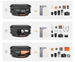 Сумка для фотокамер K&F Concept KF13.177 Alpha Sling 12L черная в Москве