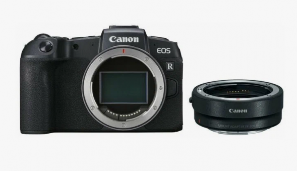 Фотоаппарат беззеркальный Canon RP Body Adapter EF-EOS R, черный