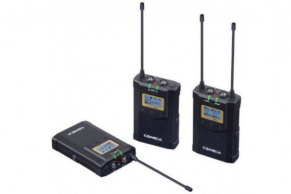 Петличная радиосистема Comica CVM-WM100 Plus (RX+TX+TX)