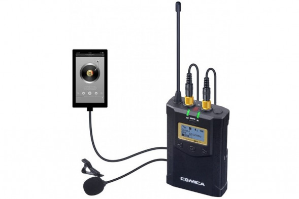 Петличная радиосистема Comica CVM-WM100 Plus (RX+TX+TX)