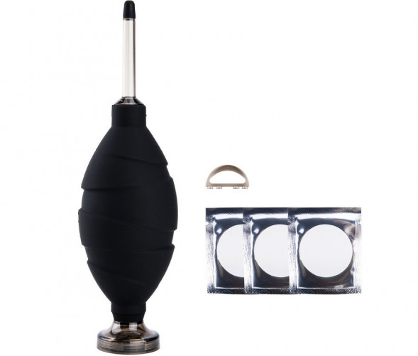 Воздушная профессиональная груша JJC CL-DF1BK с фильтром, черная