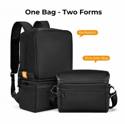 Сумка и рюкзак K&F Concept KF13.129 Sling Bag 10L Urban Wander 03 (Black) в Москве