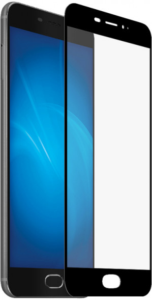 Защитное стекло с рамкой для Meizu M3E Black