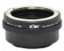 Переходное кольцо Kiwifotos LMA-NK(G) C/M  для Nikon G на Canon EOS M в Москве
