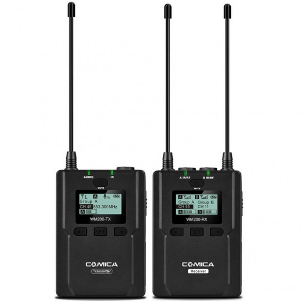 Беспроводная микрофонная радиосистема CoMica CVM-WM200C [TX+RX ]
