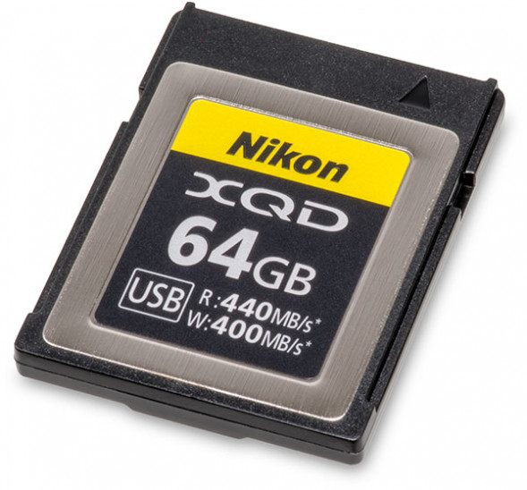 Карта памяти Nikon MC-XQ64G XQD 64Gb (440/400 MB/s)