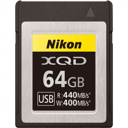 Карта памяти Nikon MC-XQ64G XQD 64Gb (440/400 MB/s) в Москве