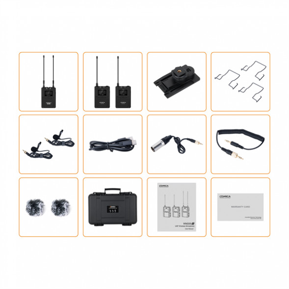 Петличная радиосистема Comica CVM-WM200II (A) 2TX+RX