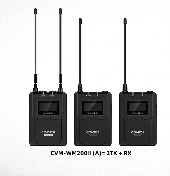 Петличная радиосистема Comica CVM-WM200II (A) 2TX+RX