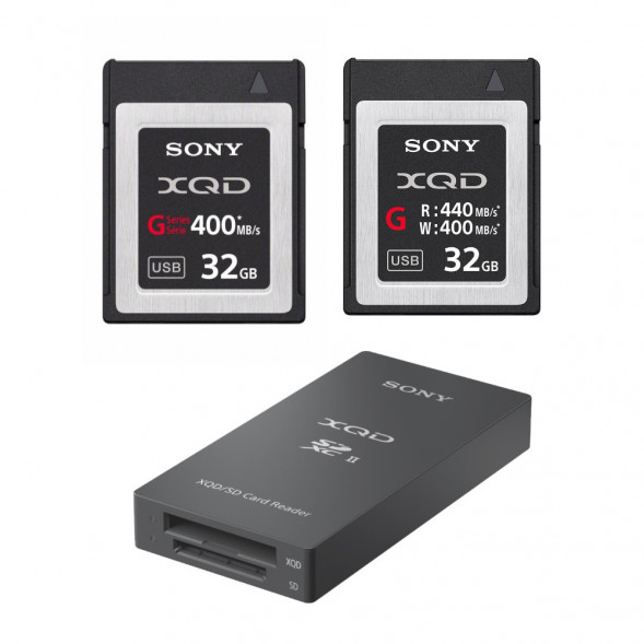 Карта памяти Sony 32Gb XQD G series 400/440 MB/s (QD-G32F)