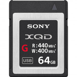 Карта памяти Sony 64Gb XQD G series 400/440 MB/s (QD-G64F) в Москве