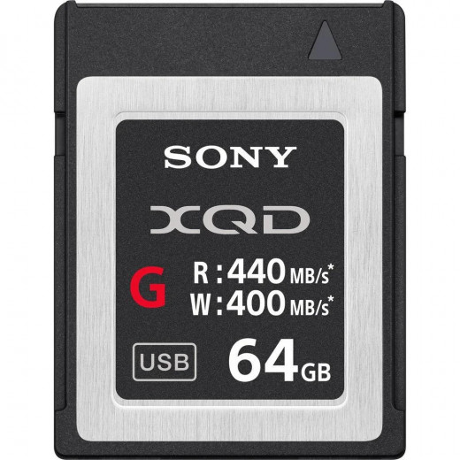 Карта памяти Sony 64Gb XQD G series 400/440 MB/s (QD-G64F) &mdash; 