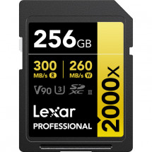 Карта памяти Lexar SDXC 256GB Professional 2000x UHS-II U3 V90 300/260 MB/s в Москве