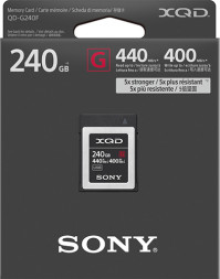 Карта памяти Sony 240Gb XQD G series 400/440 MB/s (QD-G240F) в Москве