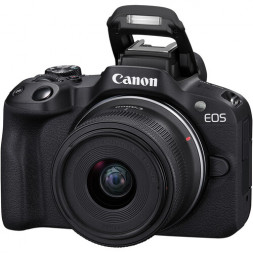 Фотоаппарат беззеркальный Canon EOS R50 Kit RF-S 18-45mm F4.5-6.3 IS STM, черный в Москве