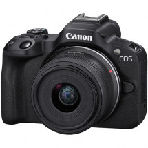 Фотоаппарат беззеркальный Canon EOS R50 Kit RF-S 18-45mm F4.5-6.3 IS STM, черный в Москве