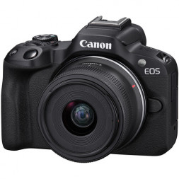 Фотоаппарат беззеркальный Canon EOS R50 Kit RF-S 18-45mm F4.5-6.3 IS STM, черный в Москве