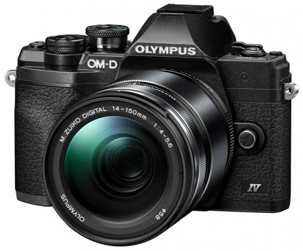 Фотоаппарат беззеркальный Olympus OM-D E-M10 Mark IV Kit 14-42mm+40-150 Черный