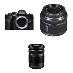 Фотоаппарат беззеркальный Olympus OM-D E-M10 Mark IV Kit 14-42mm+40-150 Черный в Москве