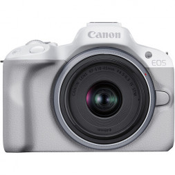 Фотоаппарат беззеркальный Canon EOS R50 Kit RF-S 18-45mm F4.5-6.3 IS STM, белый в Москве